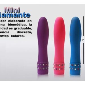 BALA MINI DIAMANTES SILICONA MEDICA