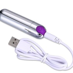 BALA RECARGABLE CROMADA USB