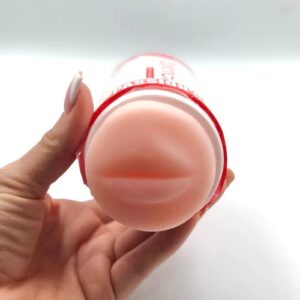BOCA MASTURBADORA TARRO ROJO-BLANCO iv