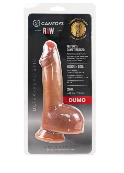 DILDO ULTRA REALISTA EYACULADOR DUMO 20CM CAMTOYZ