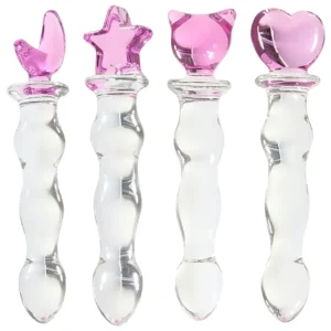DILDO VIDRIO PEQUEÑO BOLSITA